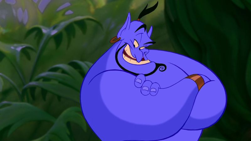 Illustration for article titled La razón por la que el genio de Aladdin siempre es azul